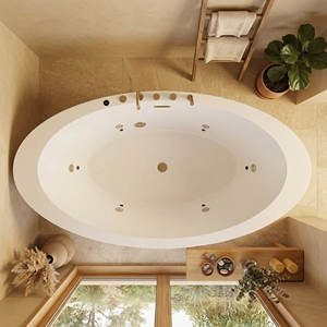 Bañera de hidromasaje (FW-M-2002) con varias opciones OEM/ODM, típicamente fabricada con materiales acrílicos de alta calidad para mayor durabilidad - Product Image 4