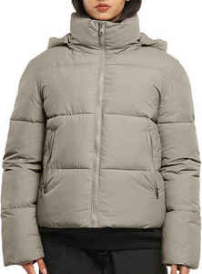 Veste matelassée personnalisée pour femme, fermeture éclair intégrale, vêtements d'extérieur d'hiver, vente en gros, fournisseur d'usine - Product Image 4