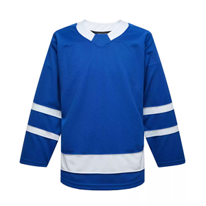Camiseta de Hockey sobre Hielo Blanca, Amarilla y Negra, Unisex, Uniforme Deportivo de Manga Larga para Equipo - Product Image 6
