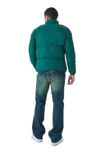 Veste matelassée unisexe de haute qualité, écologique, respirante, sur mesure, grande taille, manteau d'hiver, fermeture éclair brodée, capuche, pour homme - Product Image 2