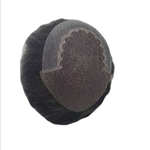 Taz Hair BD - Peluca de Cabello Humano Remy Indio para Hombre, Ondulado Profundo, con Frente de Encaje - Alibaba Bangladesh - Product Image 1