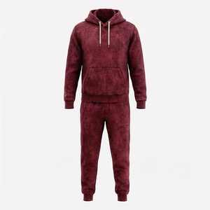 Latest Design Hooded Printed Men Tracksuit Solid Customized Color Custom Made Activewear Casual Streetwear Winter Fit 100% - Product Image 1