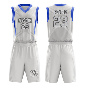 High Quality Unisex Basketball Uniforms 100% Polyester Breathable Custom Front Team Jersey Sets Digital Print Adult Plus Size - Product Image 3