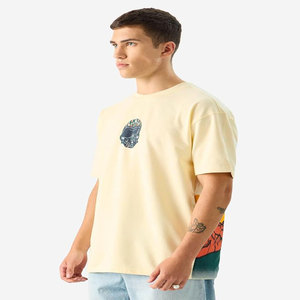 Camiseta de Manga Corta para Hombre, Cuello Redondo/en V, Corte Regular, Estilo Informal, de Algodón Jersey, Antiarrugas, de Secado Rápido, Talla Grande - Product Image 4
