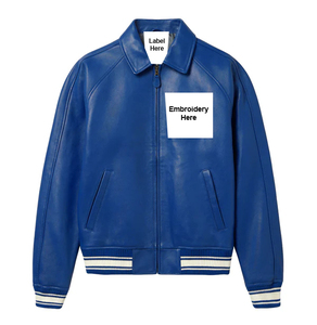 Veste universitaire surdimensionnée personnalisée pour homme, broderie, matière polaire fine, cuir - Product Image 5