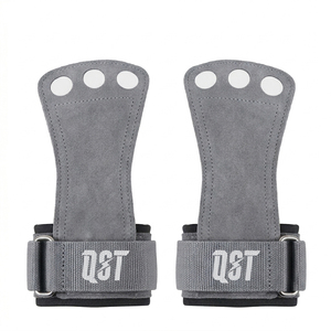 Wholesale Wrist Support Lifting Grips Non-Slip Custom logo <b>Hand</b> Grips for Gym Workout Weightlifting Training OEM For Unisex - Product Image 1