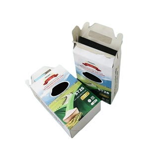 Wholesale Custom Logo Self Erecting Corrugated Kraft <b>Mailing</b> <b>Boxes</b> Recycled Materials UV Offset Printed Supermarket Food - Product Image 1