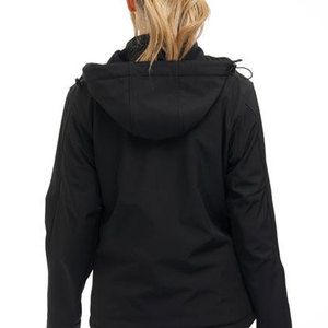 Veste coupe-vent pour femme de fabrication professionnelle, style streetwear de qualité supérieure, à capuche tricotée, imperméable et respirante - Product Image 4
