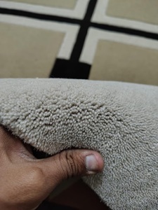 Alfombra Moderna Beige Marrón con Diseño Geométrico, Hecha a Mano con Lana Suave, Alfombra de Lujo para Sala de Estar, Dormitorio, Oficina, Decoración de Piso - Product Image 5