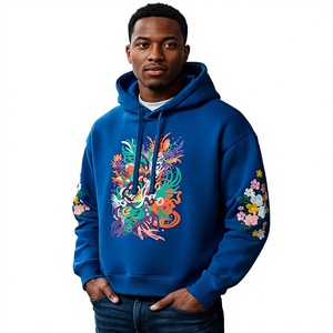 Sweat-shirt à capuche blanc pour homme, coupe classique, en coton, avec logo sur le devant, poche, design décontracté, respirant, imprimé en relief, vêtement d'hiver PRO - Product Image 6