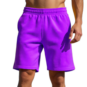 Wholesale Custom Logo Plain <b>Men</b>’s Athletic <b>Shorts</b> Breathable Cotton Fleece Gym Wear Blank Summer Casual Sweat <b>Shorts</b> - Product Image 2