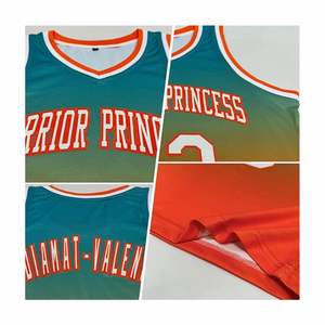 Camiseta de Baloncesto Casual Sublimada Personalizada para Equipo, Uniforme Deportivo Atlético de Poliéster Transpirable de Primera Calidad, Secado Rápido UPF 50 - Product Image 6