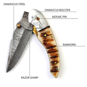 Couteaux pliants faits à la main de haute qualité, en matériau durable, prix bas, nouveau style, couteaux pliants faits à la main - Product Image 3