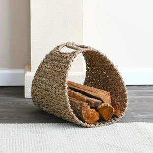Seagrass Free Standing Magazine Rack Handmade <b>Storage</b> <b>Basket</b> Wholesale eco-friendly Made in Vietnam - Product Image 3