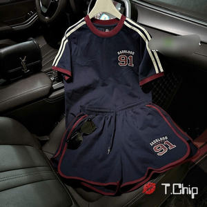 ชุดเซ็ตสองชิ้นสำหรับฤดูร้อน เสื้อผ้าผู้หญิง สวมใส่สบาย แฟชั่นธรรมชาติ ซักได้ บรรจุภัณฑ์แบบกำหนดเอง จากผู้ผลิตในเวียดนาม - Product Image 3