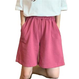 Shorts amples pour femmes, taille haute, avec bande élastique, respirants, écologiques, vente en gros - Product Image 6