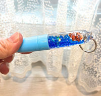 Liquid Motion Floating Pen Keychain Funny Pens Glitter pen keychain