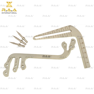 Instrumentos manuales de acero inoxidable para implantes dentales: Guía quirúrgica, localizador de profundidad, medidor de pasador paralelo, guía, certificado CE - Product Image 5