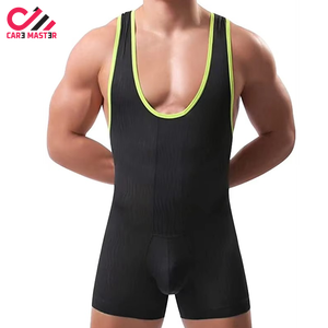 Combinaison de lutte pour hommes de haute qualité, respirante, en polyester et élasthanne, personnalisable, imprimée par sublimation, vente en gros à bas prix - Product Image 2