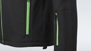 Coupe-vent softshell personnalisable pour homme, imperméable, à capuche, long, pour l'hiver, la randonnée, la pêche et le travail décontracté. - Product Image 5