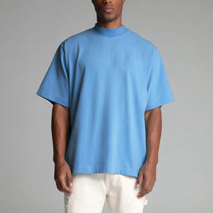 Camisetas de Verano Casuales de Hip Hop para Hombre, 100% Algodón Ecológico, Corte Holgado, Personalizables en Talla, Color y Logotipo, en Oferta - Product Image 1