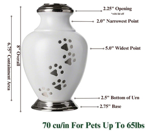Decorative Stainless Steel Modern Eco-Friendly Pet Cremation <b>Urns</b> for <b>Dog</b> Ashes Small Funeral Supplies Wholesale - Product Image 2