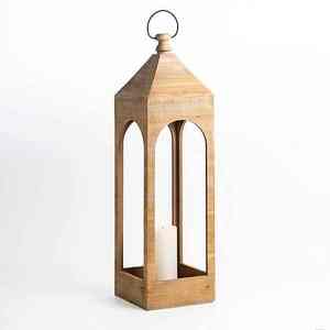 Porte-bougie simple en bois naturel pour mariage, fête, Ramadan, support spécial pour bougies chauffe-plat pour la décoration de la maison et de la table - Product Image 6