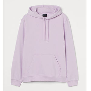 Men's Lavender Pullover Hoodie Regular Fit Cotton Fleece Casual <b>Sweatshirt</b> With Kangaroo Pocket 2026 - Product Image 1