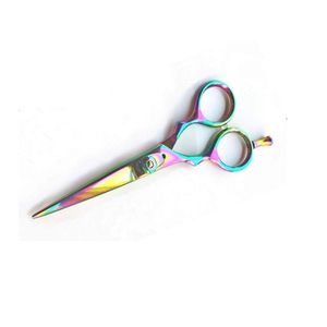 Ciseaux de coiffure pliables en acier inoxydable de 6 pouces pour droitiers, légers, tranchants, à effiler, 28 dents, professionnels - Product Image 3