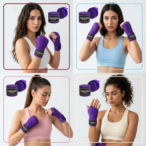 Vendas de Boxeo Resistentes, Lavables a Máquina, Mezcla de Algodón Premium, Vendas Internas de Fijación Rápida, Vendajes de Protección - Product Image 6
