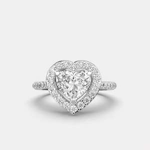 <b>Spark</b> Women's 925 Sterling Silver 3gm Oval Cut 1.50 Ct Lab Grown Diamond Classic Wedding Engagement Ring Rhodium Plated Gift - Product Image 4