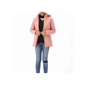 Manteau d'hiver matelassé épais respirant et chaud pour femme, avec capuche, imperméable, coupe ajustée, fermeture éclair longue – Fournisseur d'usine, haute qualité - Product Image 1
