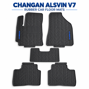 Tapis de sol de voiture en caoutchouc robuste sur mesure pour Alsvin V7 2021, motif alvéolé, imperméables, toutes saisons, OEM ODM - Product Image 1