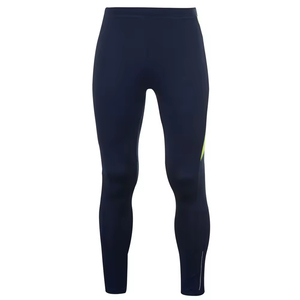 Leggings de compression longs pour hommes, bleu marine, taille élastique, Spandex/Polyester, séchage rapide, 220g - Product Image 1