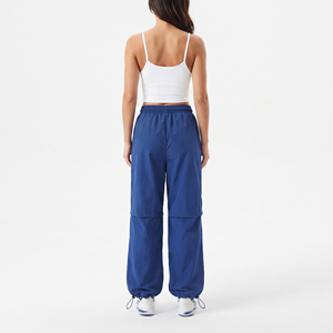 Pantalones Deportivos de Pierna Ancha con Cordón en la Cintura, Impermeables, Cortavientos, de Longitud Completa, Estilo Hip Hop para Mujer, Casuales, 100% Nailon Poliéster, Pantalones de Invierno - Product Image 2