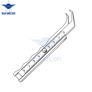 Instrumento de Medición y Examen Marchac, Rango de Medición de 11 cm / 4-3/8 Pulgadas, 80 mm, Herramienta de Medición Médica Quirúrgica de Precisión - Product Image 6