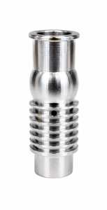 Buse de fontaine décorative à effet mousse chromée de haute qualité pour l'aménagement paysager de bassins, piscines et jardins. - Product Image 1