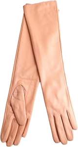 Guantes de cuero para mujer con estampado por transferencia térmica, compatibles con pantalla táctil, detección de agujas, antipilling, marrón/rojo/negro, para pesca al aire libre - Product Image 6