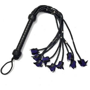 Látigo de Cuero de Vaca de Alta Calidad y Durabilidad, con 25 Colas, Accesorio de Bondage con Función Giratoria Resistente - Product Image 1