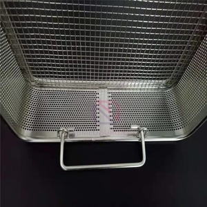 OEM Custom German Stainless Steel Medical <b>Mesh</b> <b>Basket</b> Surgical Instrument Tray Autoclave Sterilization Reusable Durable - Product Image 4