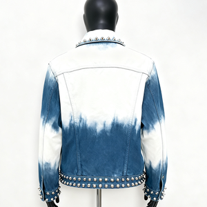 New Hip Hop Design Slim Fit Jeans <b>Jacket</b> With Wool For Men Casual Fashionable Outdoor Wear Comfortable Winter <b>Denim</b> Fabric - Product Image 4