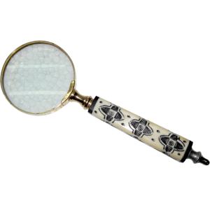 2025 New Design Eye Glass Indian Handicraft Vintage Antique Bronze Metal Quality Reading Material Wholesale Magnifying Brass - Product Image 1