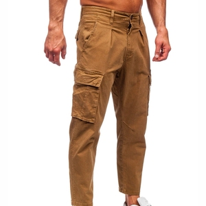 Pantalones Cargo de Pierna Ancha para Hombre, Pantalones Cargo Premium Personalizados, Corte Holgado, Moda Urbana, Ropa Casual de Calle, Fabricante OEM - Product Image 4