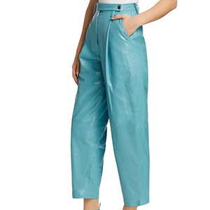 Custom Design Winter Breathable <b>Women</b> Leather Pants <b>Workwear</b> <b>Trousers</b> Outdoor Hiking Waterproof High Quality Wholesale - Product Image 4