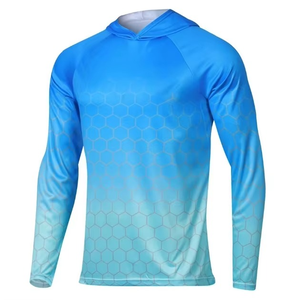 เสื้อฮู้ดผู้ชายขายดี แห้งเร็ว ดีไซน์โดดเด่น สีสันสดใส แฟชั่นทันสมัย ระบายอากาศได้ดี ลายหกเหลี่ยม ชุดกีฬา - Product Image 2