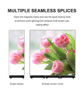 Pantalla LED P2.5 Ligera y Plegable con Soporte, Portátil con Ruedas, para Publicidad Digital en Tiendas Pop-up y Ferias Comerciales - Product Image 3