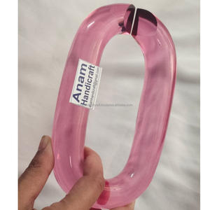 Adornos de Pared de Cadena Acrílica Modernos Personalizados, Hechos a Mano, Adornos Colgantes de Resina Modernos para Decoración del Hogar, Listos para el Festival Diwali - Product Image 3