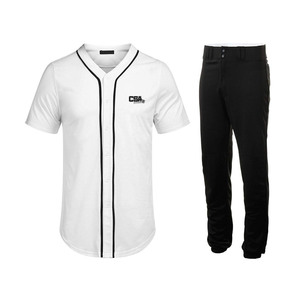 Uniforme de baseball de qualité supérieure pour hommes, tissu doux, léger et respirant, confortable pour les entraînements sportifs en équipe - Product Image 1
