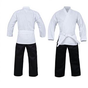 Ensemble uniforme BJJ en tissu Ripstop, 100% polyester OEM, 450 GSM, tissage perlé, patchs brodés avec logo personnalisé, pantalon respirant. - Product Image 3