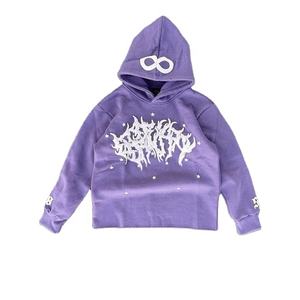 Chándales para adultos de alta calidad, chándal para hombres, Sudadera con capucha para caballeros, conjuntos de chándal, 100% algodón, invierno, Sol desteñido - Product Image 2